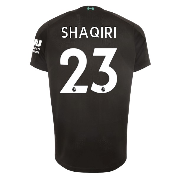 Camiseta Liverpool NO.23 Shaqiri 3ª 2019/20 Negro
